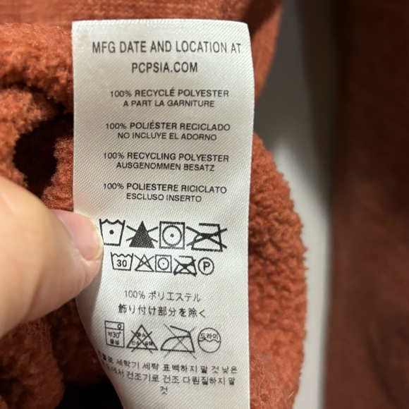 Patagonia Women’s Better Sweater 1/4 Zip Orange XS - Picture 6 of 10